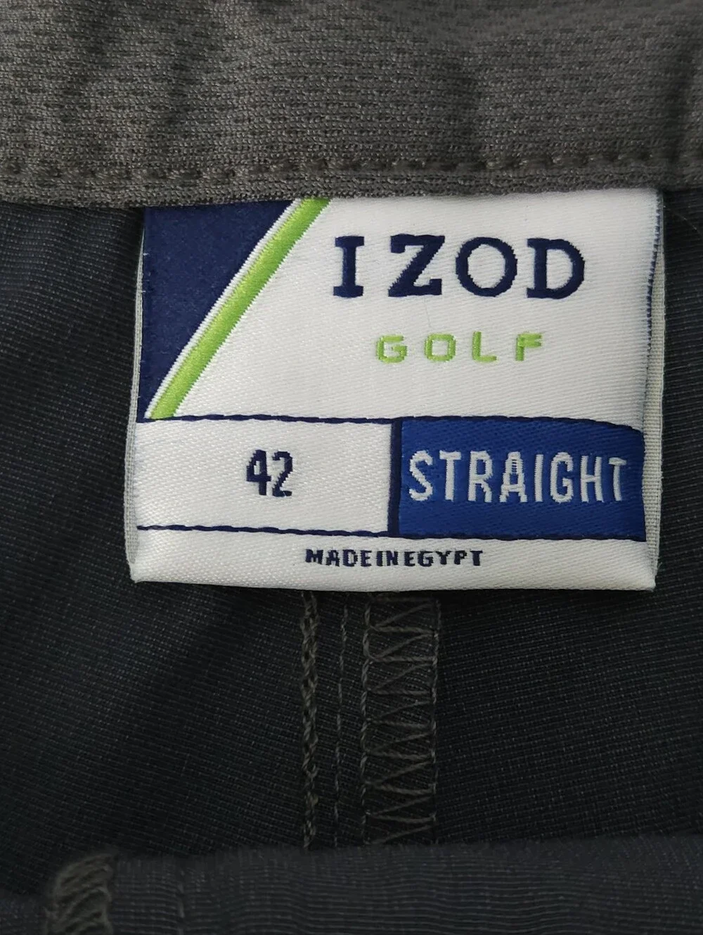 IZOD Golf Mens Straight Fit‎ Shorts Sz 42 Charcoal Gray Stretch Performance New